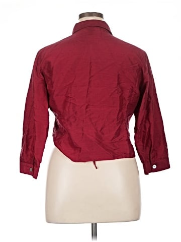 Silkland 3/4 Sleeve Silk Top (view 2)