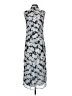 CAbi 100% Polyester Print Gray Casual Dress Size XS - photo 2