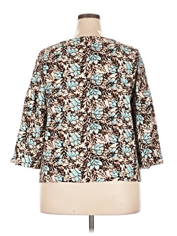 Elizabeth and James 3/4 Sleeve Blouse (view 2)