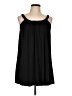 Venus Solid Black Casual Dress Size L - photo 1