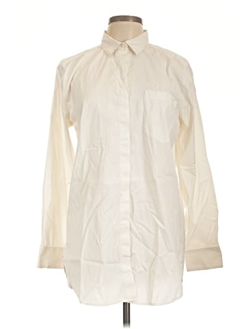 Ann Taylor Long Sleeve Button-Down Shirt (view 1)