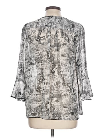 Christopher & Banks 3/4 Sleeve Blouse (view 2)