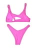Assorted Brands Solid Pink Two Piece Swimsuit Size M - photo 2