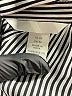 H&M 100% Polyester Stripes Silver Long Sleeve Blouse Size XS - photo 7