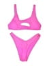 Assorted Brands Solid Pink Two Piece Swimsuit Size M - photo 1