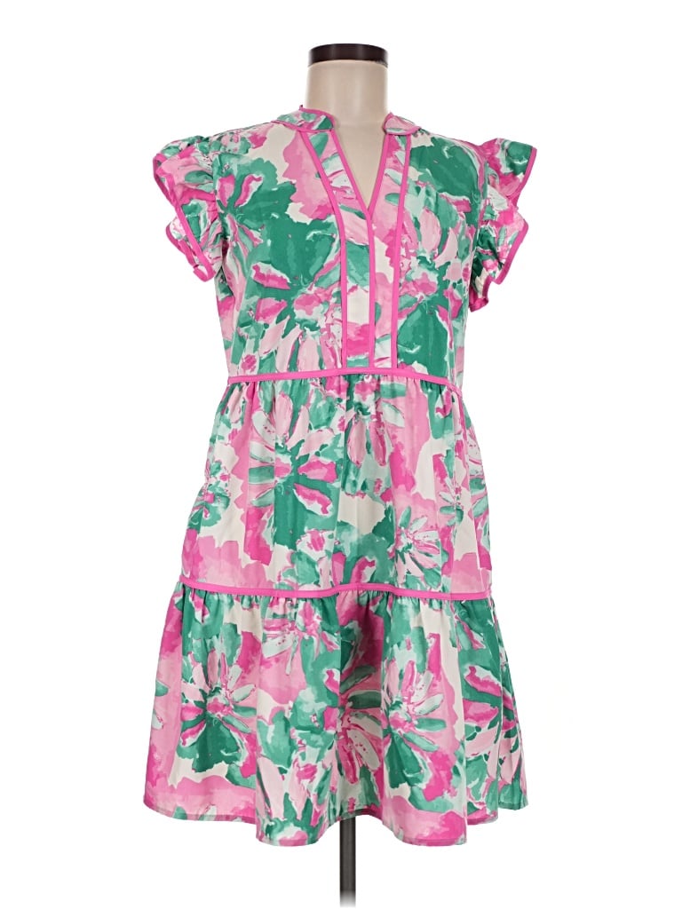 Pre-owned She + Sky Casual Dress In Pink