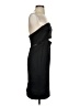 Milly Solid Black Cocktail Dress Size 4 - photo 4