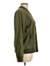 Banana Republic Solid Green Track Jacket Size L - photo 4