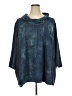 Catherines Blue Poncho Size 4X - photo 1