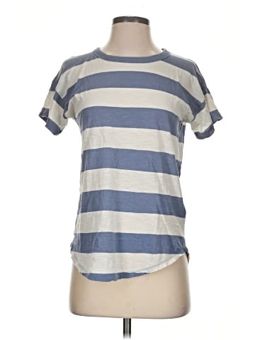 Madewell Whisper Cotton Crewneck Tee in Stripe (view 1)