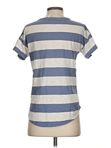 Madewell Whisper Cotton Crewneck Tee in Stripe (view 2)