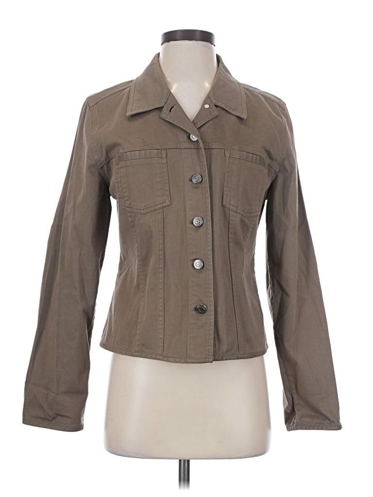 Pre-owned Christopher & Banks Jacket In Gray