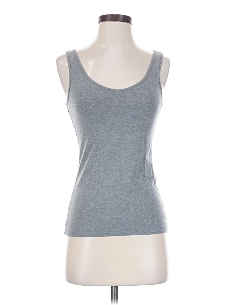 Pre-owned Felina Tank Top Gray Strapless Neckline Tops
