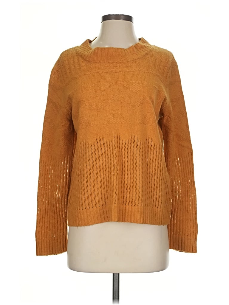 Pre-owned One Grey Day Pullover Sweater In Orange