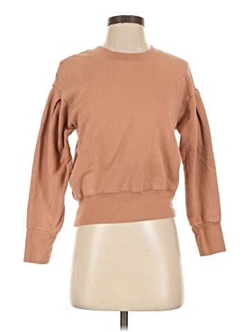 Madewell Pleat-Sleeve Sweatshirt (view 1)