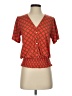 MICHAEL Michael Kors Red Short Sleeve Blouse Size S - photo 1