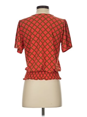 MICHAEL Michael Kors Short Sleeve Blouse (view 2)
