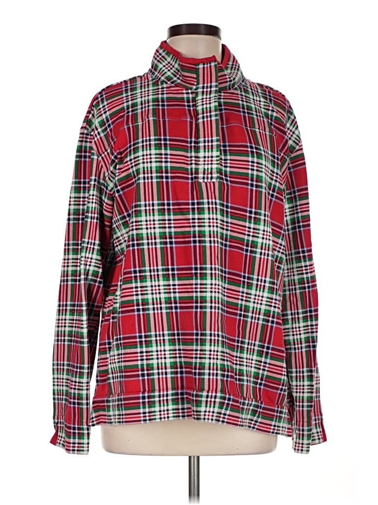 Pre-owned Crown & Ivy Turtleneck Sweater In Red