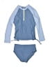 Unbranded Blue Rash Guard Size 9 - 10 - photo 1