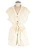 MNG 100% Linen Ivory Romper Size 8 - photo 1