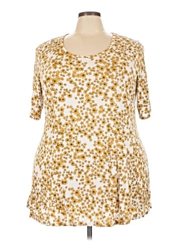 Lane Bryant 3/4 Sleeve T-Shirt (view 1)