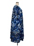Roaman's Print Blue Casual Dress Size 22 (1X) - photo 4