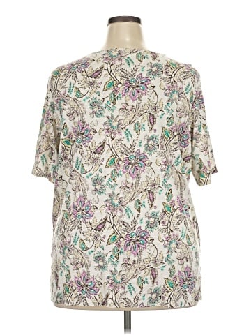 J.Jill Short Sleeve Henley (view 2)