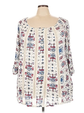 Lucky Brand 3/4 Sleeve Blouse (view 1)
