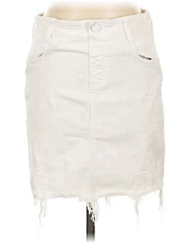 Liverpool Los Angeles Denim Skirt (view 1)