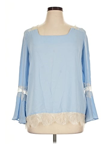 NY Collection 3/4 Sleeve Blouse (view 1)