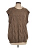 Line & Dot Brown Sweater Vest Size S - photo 1