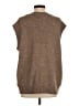 Line & Dot Brown Sweater Vest Size S - photo 2