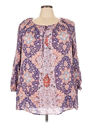 Lucky Brand 3/4 Sleeve Blouse (view 1)