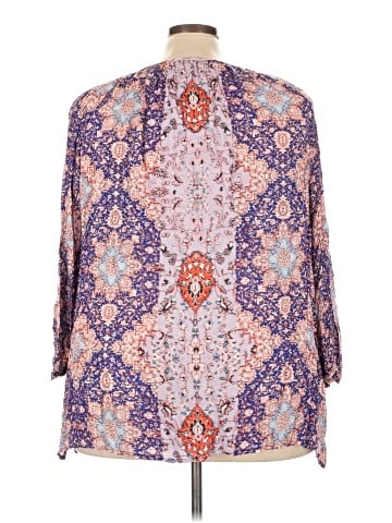 Lucky Brand 3/4 Sleeve Blouse (view 2)