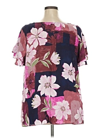 Lane Bryant Short Sleeve Blouse (view 2)