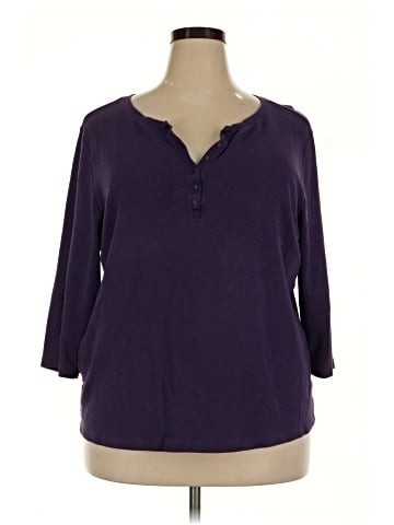 Karen Scott 3/4 Sleeve T-Shirt (view 1)