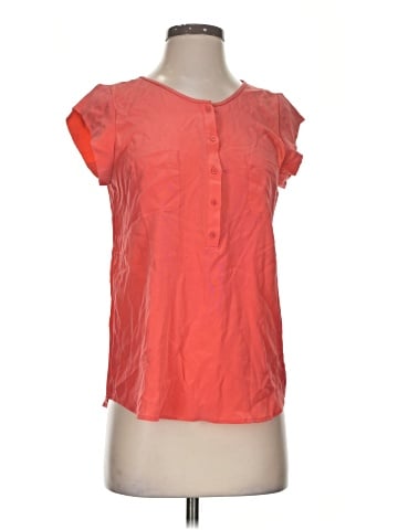 Joie Short Sleeve Silk Top (view 1)