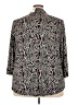 JM Collection Paisley Black 3/4 Sleeve Blouse Size 4X - photo 2