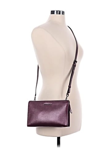 MICHAEL Michael Kors Leather Crossbody Bag (view 2)