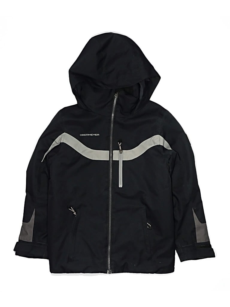 Pre-owned Obermeyer Kids' Snow Jacket In Black