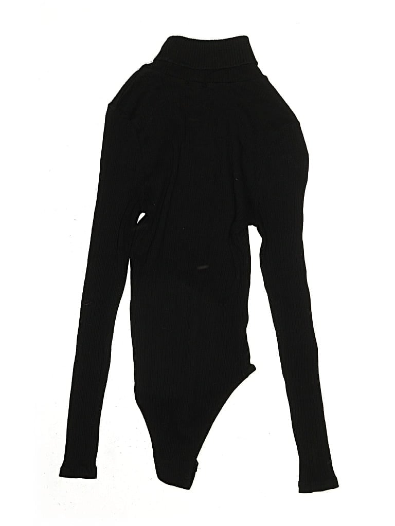 Pre-owned Ambiance Bodysuit In Black
