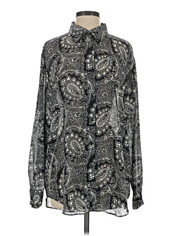 Diane von Furstenberg Long Sleeve Blouse (view 1)