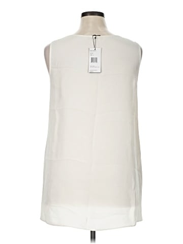 Lafayette 148 New York Sleeveless Silk Top (view 2)