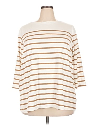 Croft & Barrow 3/4 Sleeve Top (view 1)