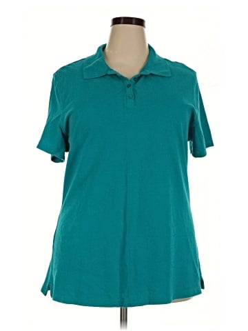 Karen Scott Short Sleeve Polo (view 1)