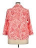 Talbots Hearts Red 3/4 Sleeve Button-Down Shirt Size 22 Petite - photo 2