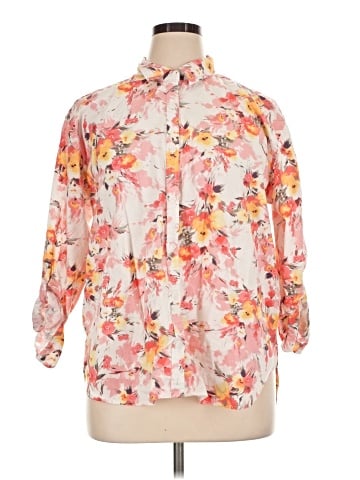Gloria Vanderbilt 3/4 Sleeve T-Shirt (view 1)