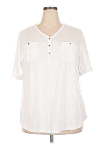 Croft & Barrow Short Sleeve Henley (view 1)