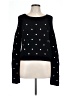 Forever 21 100% Cotton Polka Dots Black Pullover Sweater Size L - photo 1