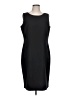Evan Picone 100% Polyester Solid Black Cocktail Dress Size 14 - photo 1
